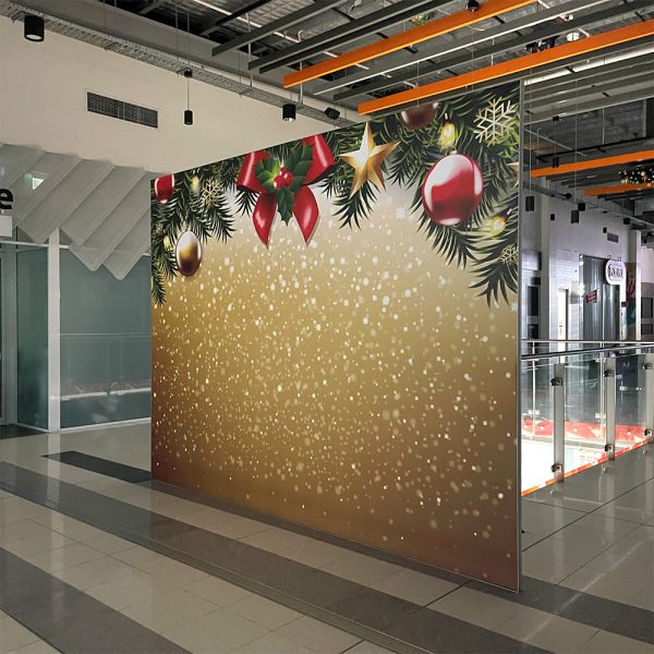 Lidcombe Christmas Media Wall In Shopping Mall