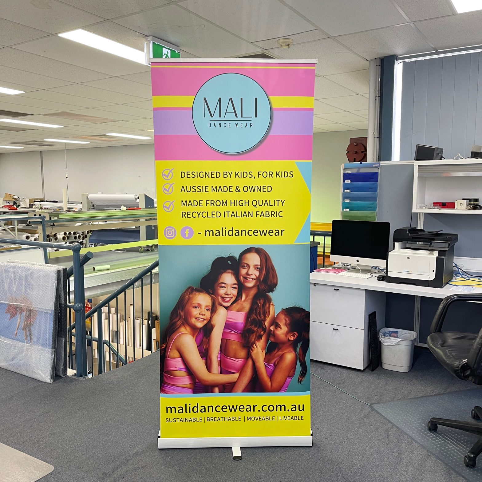 Pull Up Banner Example